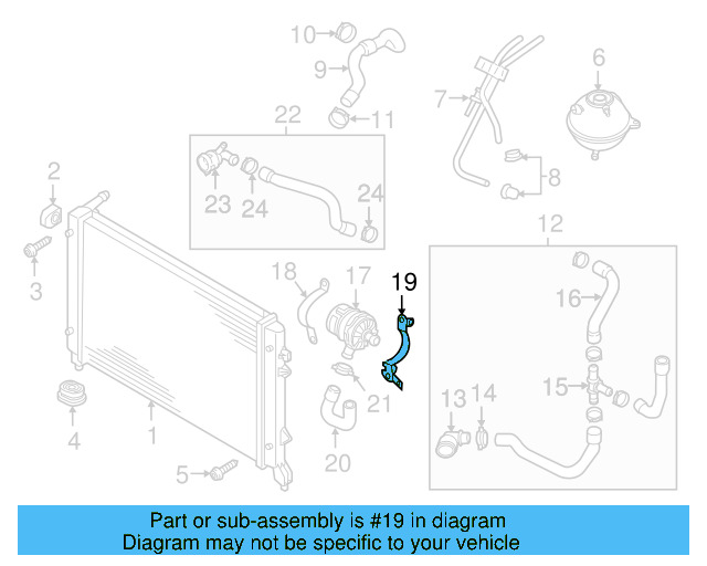Auxiliary Pump Retainer 5C0-121-093-E - View 4
