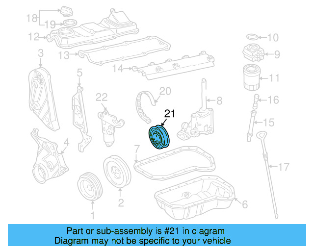 Engine Timing Belt Tensioner 026-109-243-J - View 6