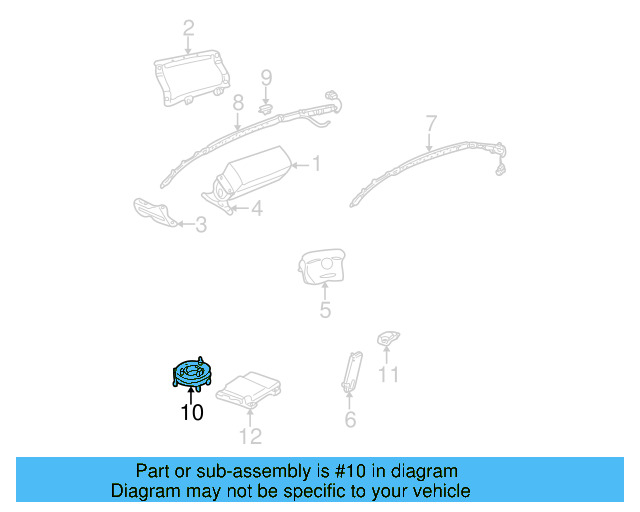Clock Spring 1J0-959-654-BK - View 5