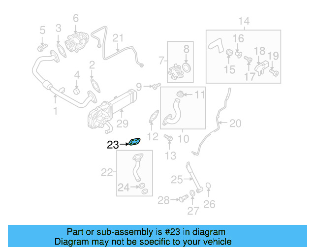 Return Line Gasket 03L-145-757-Q - View 19