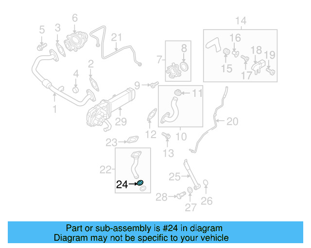 Return Line Gasket 03L-145-757-Q - View 9