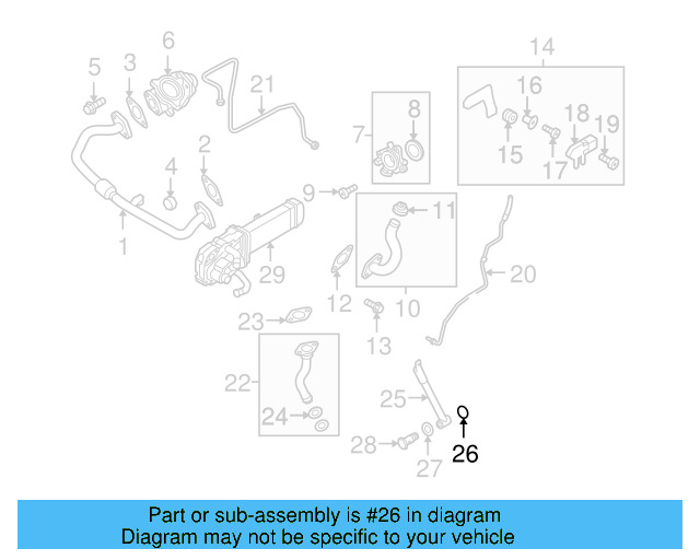 Return Line Gasket 03L-145-757-Q - View 10