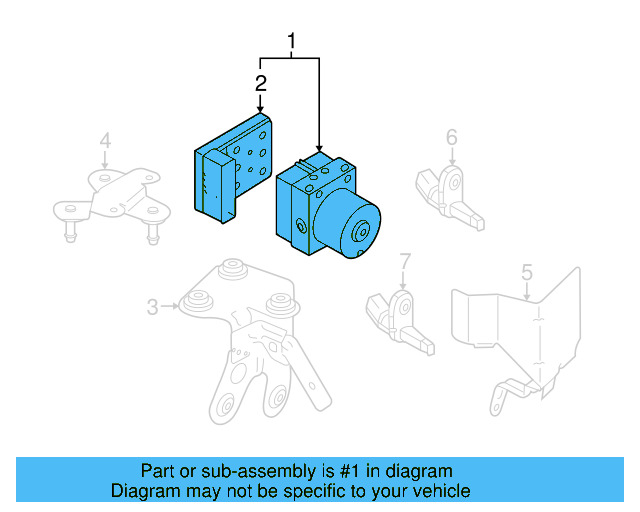 ABS Pump Assembly 1K0-614-517-DE-BEF - View 17