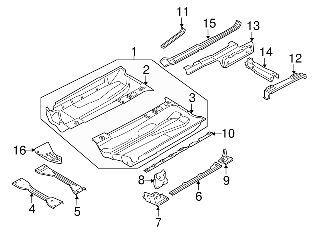 Front Reinforced 1K0-804-421-C - View 49