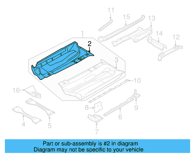 Floor Pan 1K0-803-206 - View 24