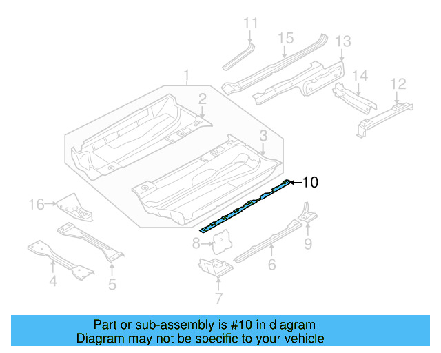 Rail Extension 1K0-804-455 - View 11