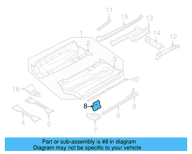 Rail Extension 1K0-804-455 - View 22