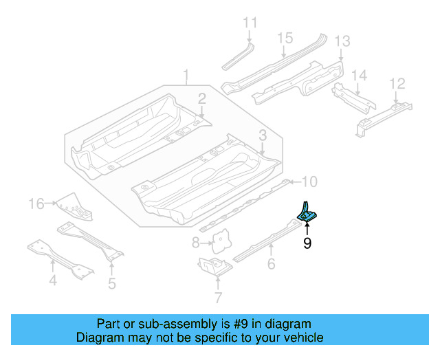 Center Plate 1K0-804-213 - View 18