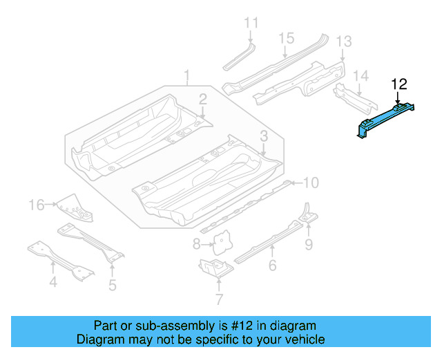 Seat Support 1K0-802-569-B - View 24
