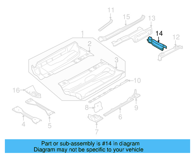 Seat Cross 1K0-803-234-B