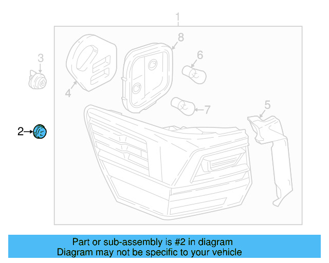 Tail Lamp Mount 3CN-945-229 - View 12