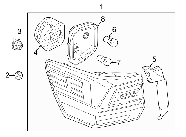 Tail Lamp Nut 5TA-945-300 - View 2