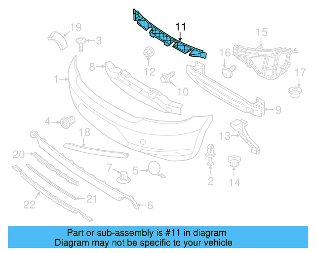 Center Support 5C5-807-861 - View 5