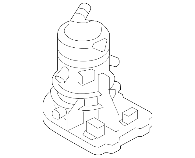 Power Steering Pump 7P0-423-155-D - View 2