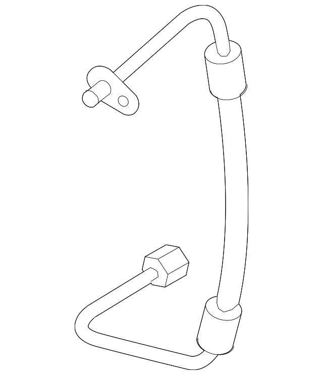 Power Steering Pressure Hose 7P0-423-893-B - View 3