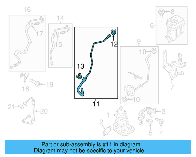 Return Hose 7P0-422-891-J - View 3