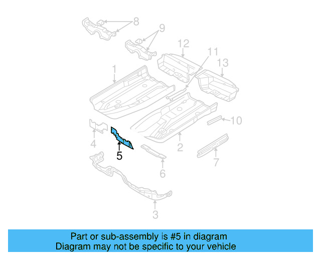 Filler Plate 8D0-805-501 - View 5