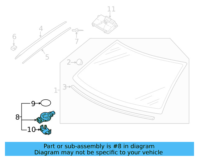 Rain Sensor 5Q0-955-559-C - View 8
