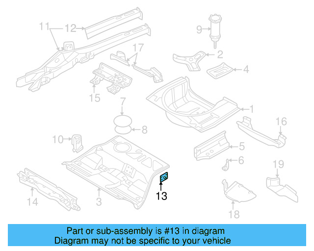Spare Tire Retainer 3B5-803-899-K - View 6