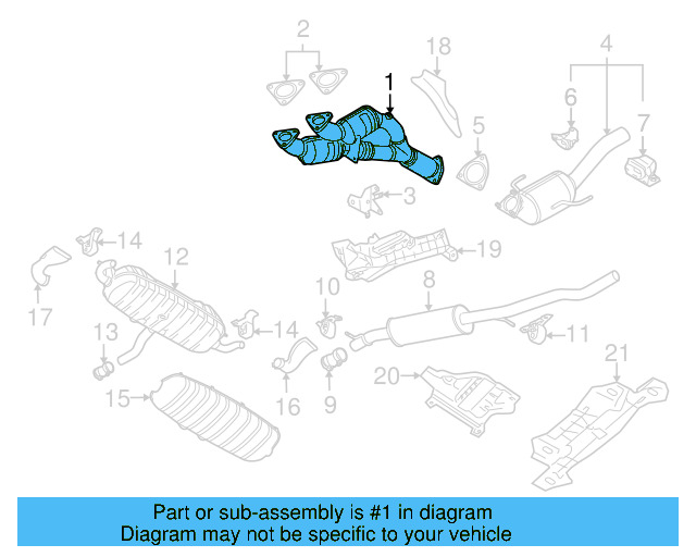 Exhaust Pipe 7L0-254-300-DX - View 3