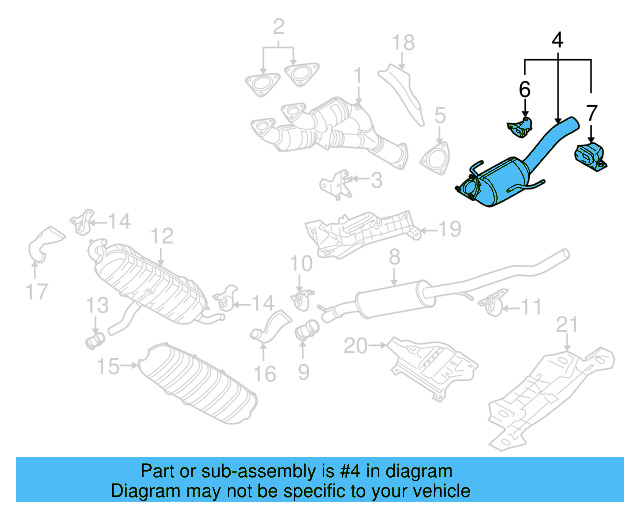 Catalytic Converter 7L0-254-400-CX - View 3