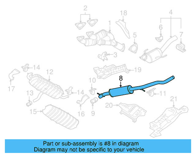 Muffler & Pipe 7L6-253-209-E - View 3