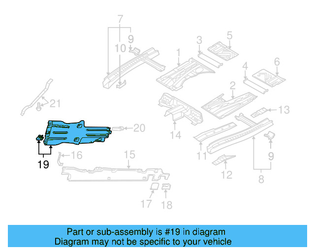 Heat Shield 7L0-825-662-C - View 5