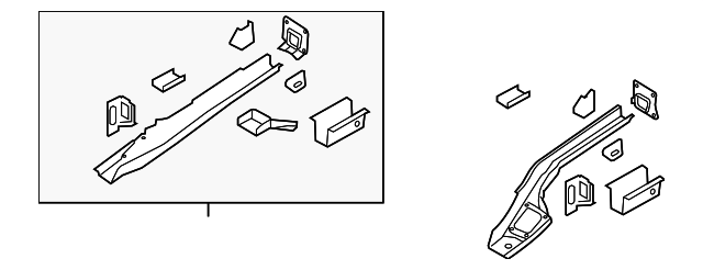 Side Member Assembly 1K6-803-502-D