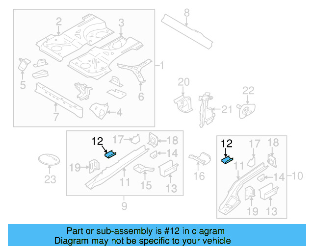 Side Member Reinforcement 1K0-803-119