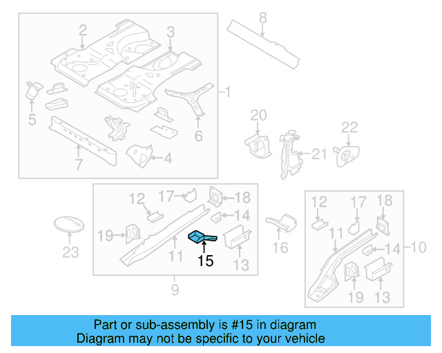 Tow Hook Bracket 1K0-803-612