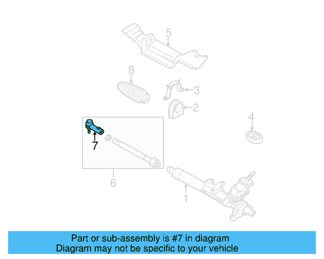 Outer Tie Rod 1J0-422-812-B - View 4