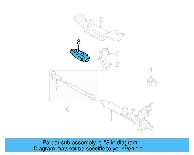 Tie Rod Boot 1J0-422-831-B - View 8