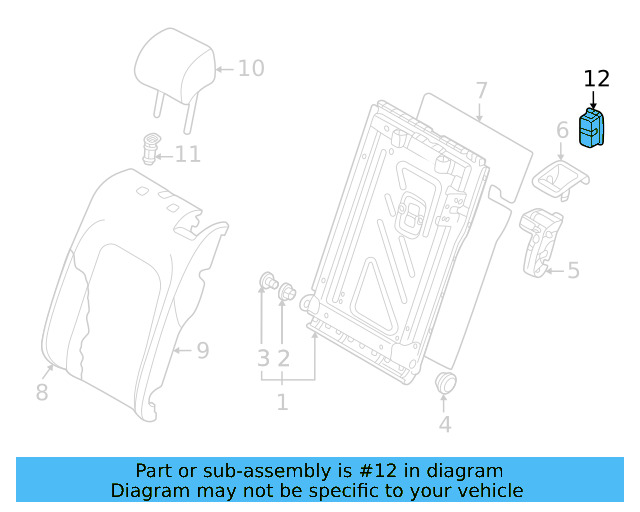 Headrest Guide 8Y0-886-920-4PK - View 5