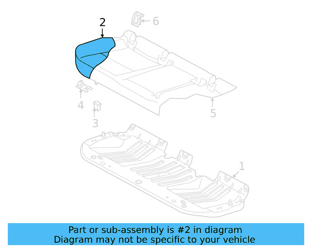 Seat Cushion Pad 11K-885-175 - View 3
