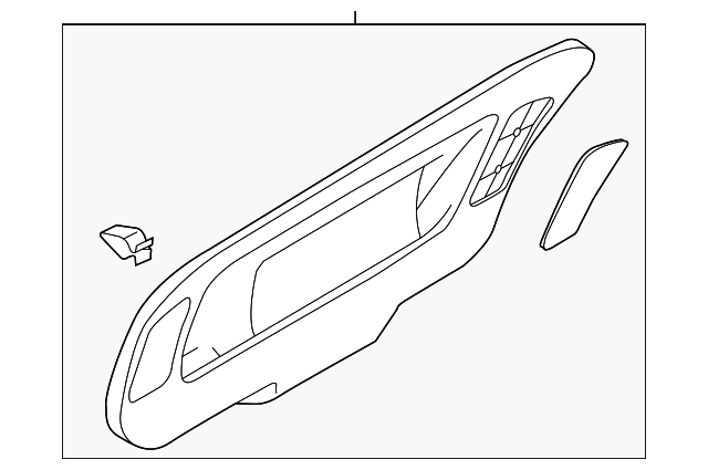 Lid Trim 561-867-605-F-82V - View 2