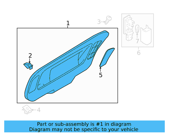 Lid Trim 561-867-605-F-82V