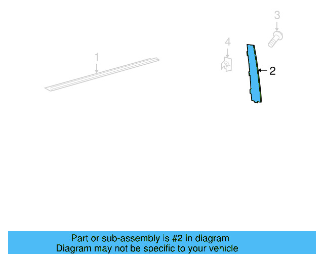 Frame Molding 5K3-837-902-A-041 - View 7