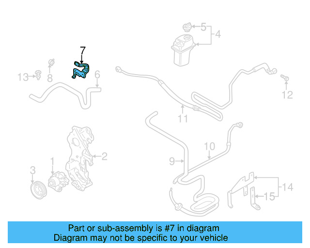 Suction Hose Bracket 1C0-422-162-B