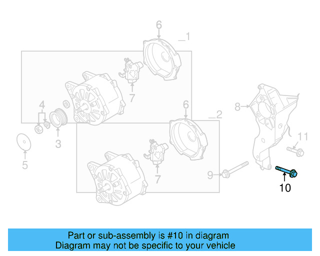 Compressor Mount Bolt N-907-075-02 - View 19