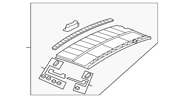 Sunroof Trim 1Q0-871-943-D-88U - View 2