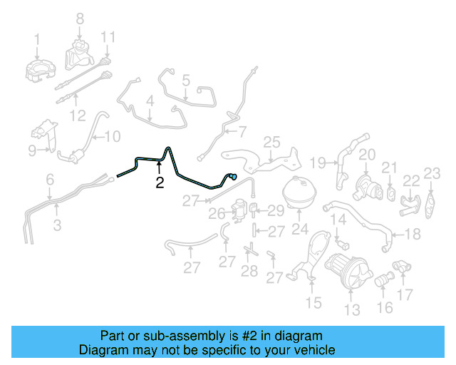 Breather Tube 1Q0-201-931-E - View 5
