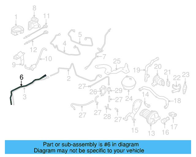 Breather Tube 1Q0-201-931-E - View 19