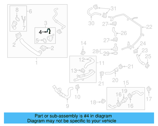 Upper Coupling Retainer Spring 1J0-121-142 - View 21
