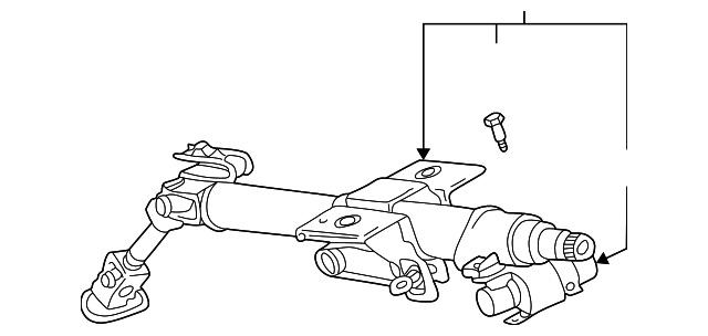 Steering Column 1J1-419-501-FM - View 2