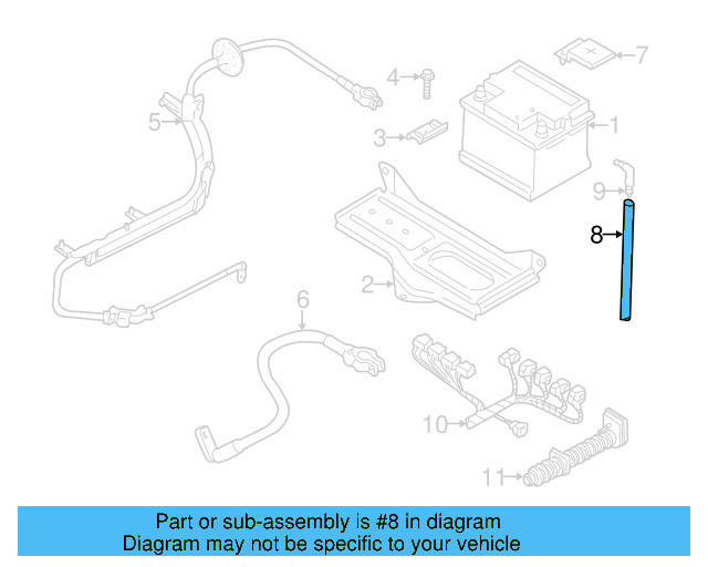 Drain Hose 441-915-505 - View 7