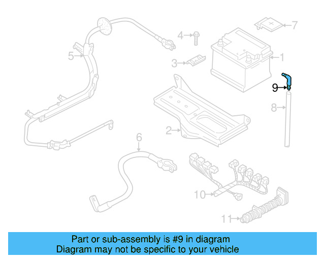 Drain Hose 441-915-505 - View 6