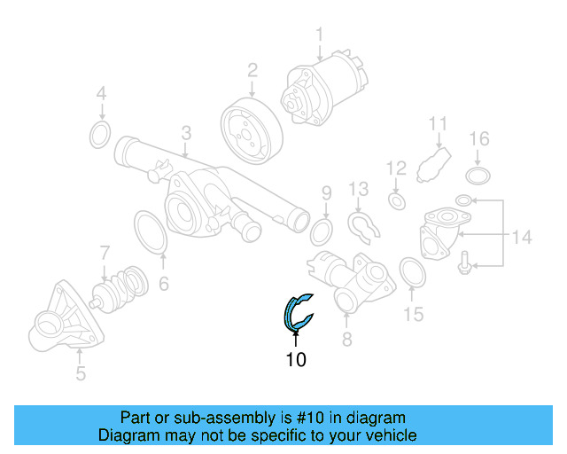 Adapter Retainer Spring 03H-121-142 - View 12