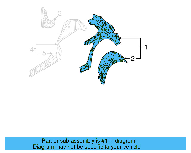 Inner Panel 5K3-809-403-A - View 13