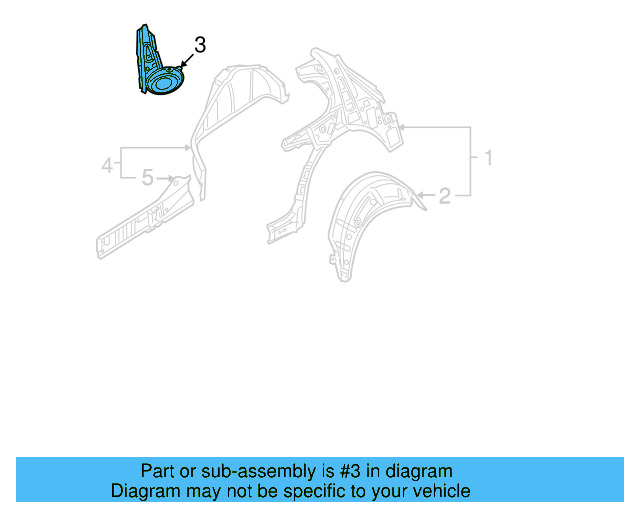 Inner Reinforced 1K6-809-262-B - View 2