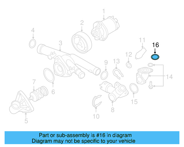 Flange Seal 03H-121-041-A - View 24